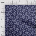 thumbnail image 2 of oneOone Velvet Navy Blue Fabric Asian Block Craft Projects Decor Fabric Printed By The Yard 58 Inch Wide, 2 of 4