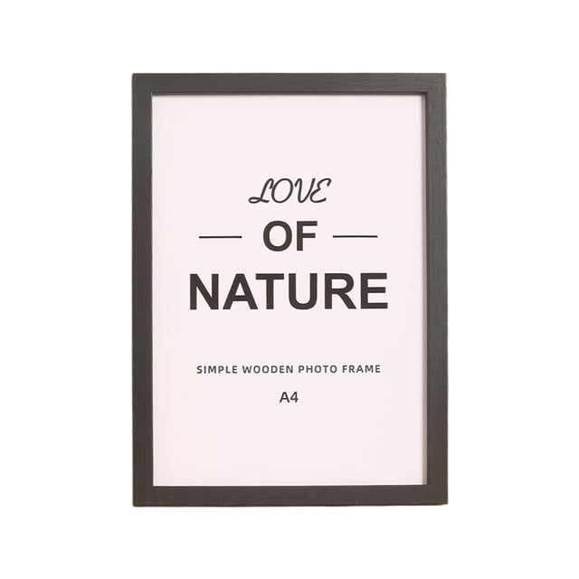 5 Inch Wooden Photo Frame for Wall Display and Tabletop Home Office Decoration Lightweight Design for Cherished Pictures