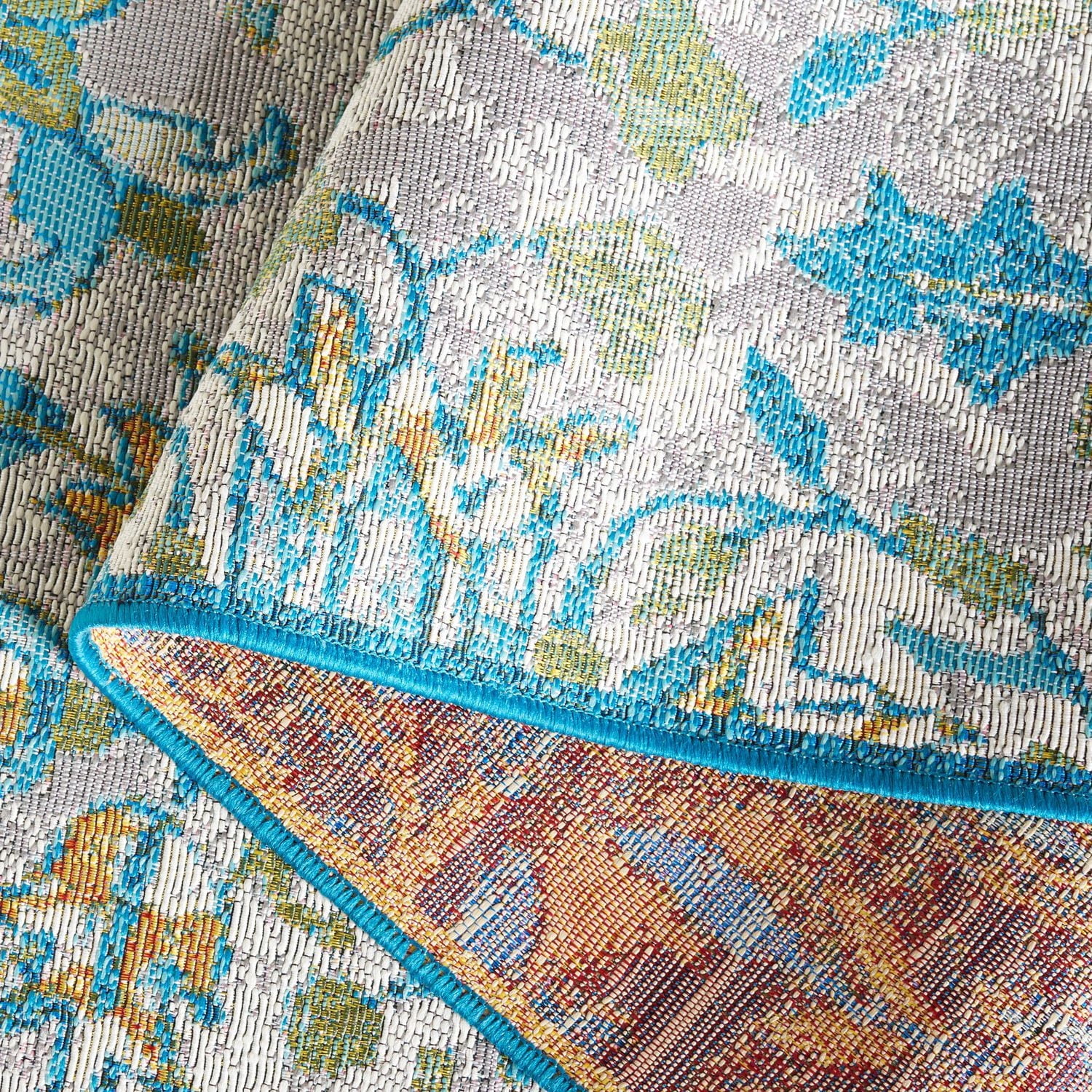SAFAVIEH Barbados Corwin Tapis Floral Intérieur/Extérieur