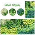 thumbnail image 3 of EGNMCR Bath Rugs,Outdoor Rug Round Green Moss Carpet, Imitation, Floor Mat For Bedroom And Living Room, Non-Slip Balcony Hanging Basket Floor Mat, Bedside Blanket For Bedroom round rug, 3 of 7