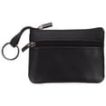 thumbnail image 1 of Coin Purse Leather Keychain Design Zipper Small Wallet Coin Change Purse, 1 of 7