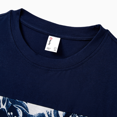 thumbnail image 4 of PatPat Family Matching Cotton Tee Flora Print Splicing Shirt or Tank Dress, 4 of 6
