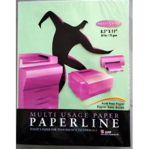Papier couleur à usage multiple, 20 C'est vrai. 8.5" x 11", vert