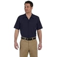 thumbnail image 2 of Dickies Mens Industrial Short Sleeve Work Shirt, LT, Navy, 2 of 4