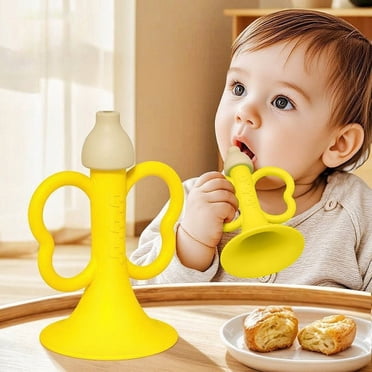 YANGHONGY Kids Toy Trumpet Babies Musical Instrument Blowing Horn Silica Gel Friendly Material Safe Smooths Edges Promote Lungs Capacity And Auditory Training