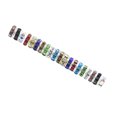 thumbnail image 1 of 50 Pieces Rhinestone Rondelle Handmade Spacer Beads Jewelry Crystal Multi-colors Loose Bead Earring Necklace Accessories Mixed Color, 1 of 6