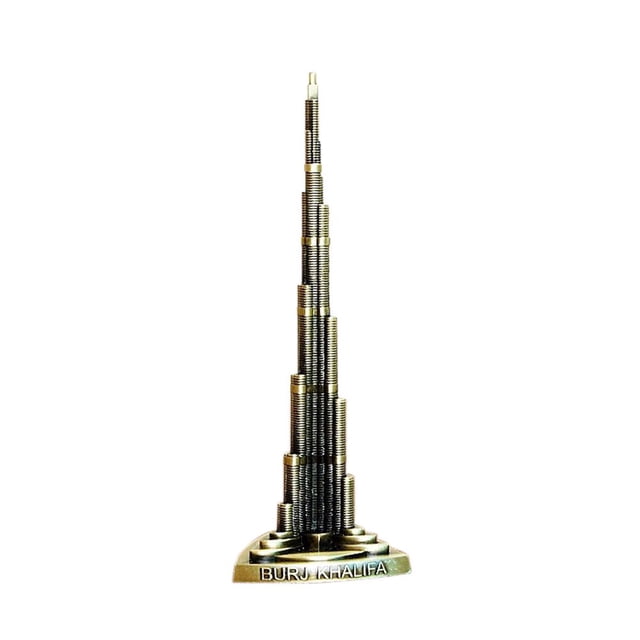 Burj Khalifa Dubai Worlds Tallest Building Architecture Model Decoration