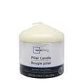 thumbnail image 1 of Mainstays Unscented Ivory Pillar Candle, 1 of 6