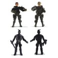 thumbnail image 4 of Esquirla 6 Pcs Mini Soldats Articulés Hommes avec Armes Ensemble de Jouets Modèles, 4 of 8