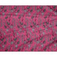 thumbnail image 4 of oneOone Tissu Polyester Lycra Feuilles et Floral à Blocs Imprimés BTY 56 Pouces de Large, 4 of 4