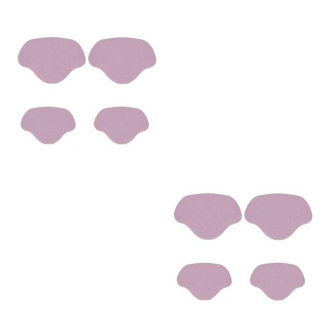 kurtrusly Adjustable Shoe Heel Pad Insoles for High Heels Customizable Heel Repair Stick pink 2Set