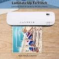 thumbnail image 4 of axGear Laminator Hot Cold A4 Letter Size Portable for Home Office Laminating Machine, 4 of 9