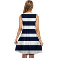 thumbnail image 4 of Ovzne Robes pour Femmes Robe Décontractée pour Femmes Grande Taille Sans Manches à Col Rond Robe Courte à Rayures Robe Grande Taille Liquidation, 4 of 5