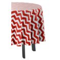 thumbnail image 3 of Vargottam Nappe Ronde Intérieure/extérieure 58 Pouces Nappe Ronde Imperméable pour Couples, Imprimé/été pour Cour Arrière Circulable/barbecues/pique-Nique - Rouge, 3 of 8