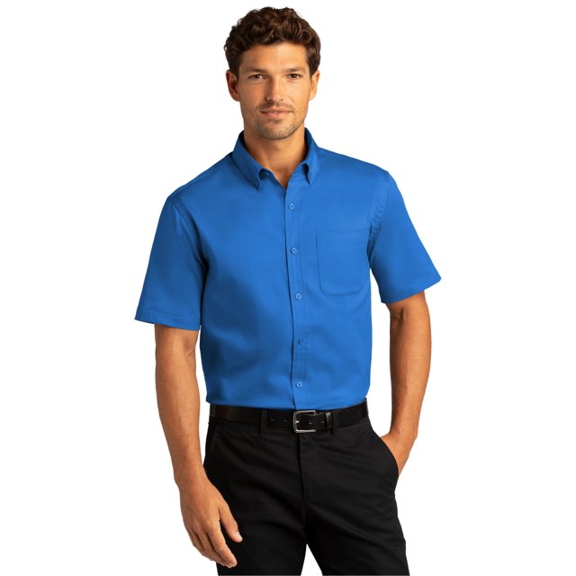 Port Authority Men's Short Sleeve SuperPro React Twill Shirt - W809