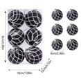 thumbnail image 3 of Meitianfacai Christmas Decorations Clearance 6 Hand Drawn Christmas Ball 6cm PVC Box Christmas Tree Decoration Pendant Christmas Window Display Ball Holiday Gift Black, 3 of 6