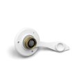 thumbnail image 1 of JR Products 160-85-A-2Z-A Polar White Brass Check Valve Flusher Water Inlet, 1 of 4