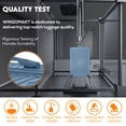 thumbnail image 4 of WINGOMART Luggage Lightweight Durable PC+ABS Hardside Luggage, Double Spinner Wheels, TSA Lock - 24in, 4 of 8