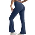 thumbnail image 1 of Timegard Workout Leggings for Women Boot Cut High Waist Stretch Slim Athletic Gym Yoga Pants Solid Color, 1 of 4