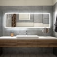 thumbnail image 4 of EDX Rectangle 63"x 20" LED Full Body Mirror, 3 Color Lighting, Free Standing Wall-Mounted for Home, 4 of 7