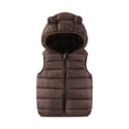 thumbnail image 1 of SHTXOZHI Doudoune Sans Manches pour Tout-Petit Bébé, Veste à Capuche pour Enfants, Manteau d'Hiver Rembourré, 1 of 7