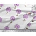 thumbnail image 3 of Soimoi Silk Fabric Leaves,Floral & Elephant Block Print Fabric by The Yard 42 Inch Wide, 3 of 3