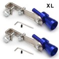 thumbnail image 2 of Baohd 2 Valves Anti-Bruit Sifflet Roue de Ver Superchargeur Embout Sonore Voiture Argentsifflet Bas Accessoires de Simulateur de Roue Bleu TG, 2 of 6