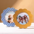 thumbnail image 4 of Plaid Unfinished Wavy Circle Wood Frame, 4 of 4