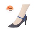 thumbnail image 4 of INSPIRE CHIC Sangles de Chaussures Antidérapantes Amovibles et Ajustables pour Femmes avec Boucle Bleu Lustré 20,5 Cm/8,07 Pouces, 4 of 4
