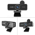 thumbnail image 3 of Riwcyla 1440P HD Webcam Computer Webcam with Microphone USB PC 120,degree Wide Angle with Dual Speakers Free Drive for Recording Calling Conferencing Gaming Compatible with Windows iOS Android, 3 of 6