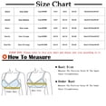 thumbnail image 2 of Bra No Padding in Clearance Push up Bras for Women No Wire Oversized Bralettes High Support Bra Full Figure Daily Bra with Adjustable Straps Women Bras No Underwire New Red S, 2 of 4