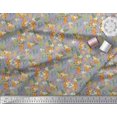 thumbnail image 2 of Soimoi Rayon Fabric Cactus,Leaves & Tropical Flower Floral Decor Fabric Printed Yard 42 Inch Wide, 2 of 3