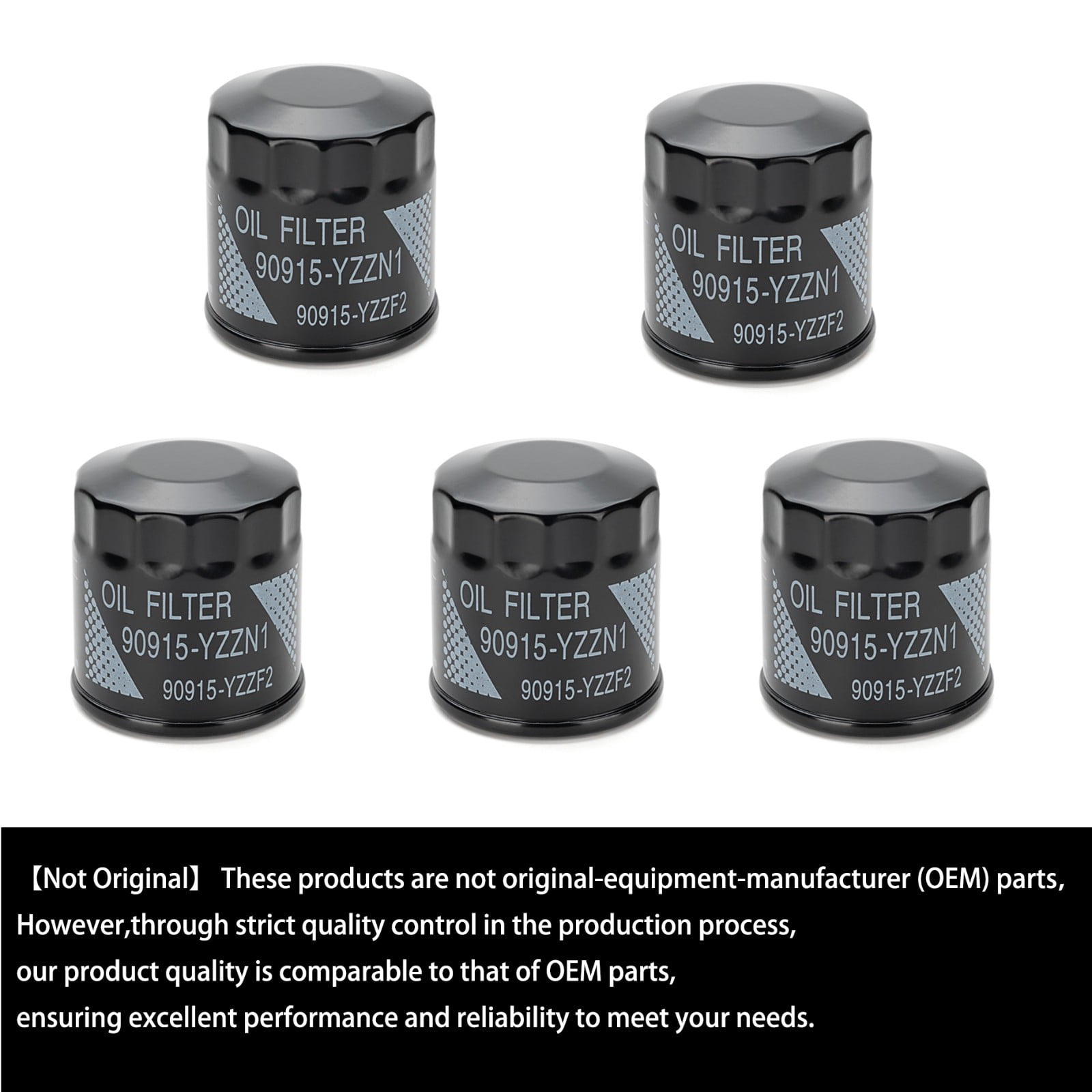 90915-YZZN1 5 Pack Fits for Toyota / for Lexus Engine Spin-On Oil