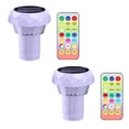 thumbnail image 1 of Floating Pool Chlorinator - Colorful LED Light Dispenser for 4x3" Tablets, Automatic Spa Cleaner for Above Ground Swimming Pools, 1 of 9