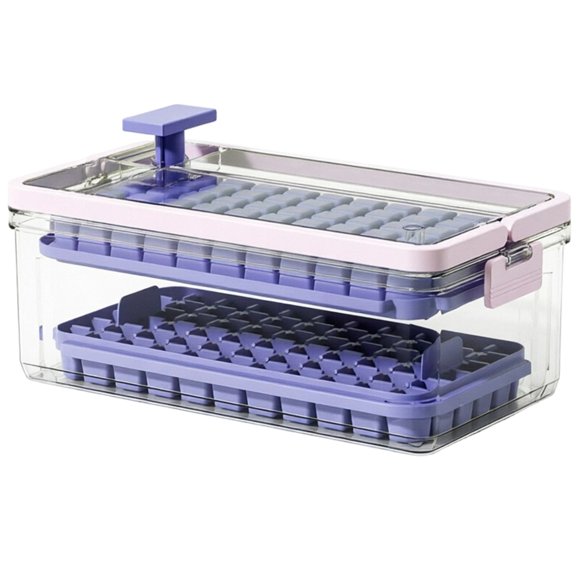 Plateau à Glaçons de Qualité Domestique pour Réfrigérateur, Contenant de Rangement pour Glace, Bricolage pour Usage Domestique et Organisation de Cuisine