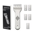 thumbnail image 2 of EIMELI Razor Blade Scraper Tool  Biplut Cleaning Scraper Set Stove Top Cleaner Super Sharp High Strength Polished Non Slip Handle Hanging Hole Design Glass Ceramic Metal Cook Top Home, 2 of 6