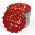 thumbnail image 4 of Inkdotpot Gold Foil Paper Hang Tags Thank You Bridal Shower Favor Tags 50 Piece, 4 of 6