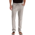 thumbnail image 1 of WEIYLL Mens Pants Casual Elastic Waist Adjustable Drawstring Beige Trousers Size M, 1 of 5