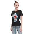 thumbnail image 4 of T-Shirt Basique à Manches Courtes pour Femmes Doraemon, 4 of 6