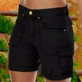thumbnail image 2 of Shorts Cargo Femme 2025 Été Shorts Athlétiques de Randonnée Coupe Décontractée Golf Extérieur Bermuda Taille Haute avec Poches, 2 of 5