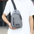 thumbnail image 1 of RKSTN Storage and Organization Strap Bag Crossbody Backpack With USB Hole With Headphone Hole Strap Backpack Hiking Backpack Multipurpose Crossbody Chest Bag Storage Bins, 1 of 9