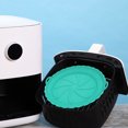 thumbnail image 2 of Air Fryer Silicone Baking Tray Circular Oil Drained Air Fryer Pad Microwave Oven Silicone Baking Tray, 2 of 4