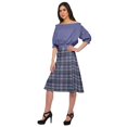 thumbnail image 2 of Moomaya Jupe Imprimée pour Femmes en Poly Spandex Tenue Décontractée Jupe d'Été pour Filles, 2 of 5