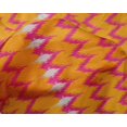 thumbnail image 4 of oneOone Silk Tabby Fabric Chevron Ikat Print Fabric By The Yard 42 Inch Wide, 4 of 4