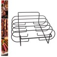 thumbnail image 4 of Rib Rack, Rib Grilling Rack Even Cooking Hold 4 Ribs  for Picnics, 4 of 8