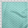 thumbnail image 4 of oneOone Cotton Poplin Turquoise Green Fabric Ocean Wave Sewing Craft Projects Fabric Prints By Yard 56 Inch Wide, 4 of 4