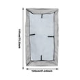 thumbnail image 3 of Petite Housse Extérieure, Housse de Toit de Balançoire Imperméable Jardin Patio Extérieur Toile d'Ombrage de Remplacement pour Auvent de Balançoire Imperméable, Housse de Protection, 3 of 4