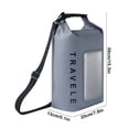 thumbnail image 3 of Summer Swimming Beach Bag Outdoor Shoulder Waterproof Crossbody Bag Large Capacity Cell Phone Storage Bag, 3 of 6