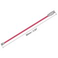 thumbnail image 3 of Unique Bargains 90mm Length PVC Coated Stainless Steel Keyring Loop Cable Pink 4 Count, 3 of 6