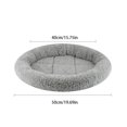 thumbnail image 2 of Round Cat Bed Soft Cat Donut Beds With Around Machine Washable For Kittens/Rabbits/Hamsters Boxes for outside Bar Pethouse Pole Mounted Hanging Pet Bath for outside Metal Pethouse on Stake Pet Food, 2 of 5